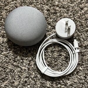 Google Home Mini White and Gray